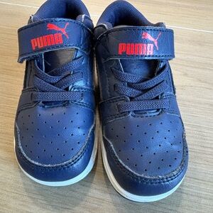 Puma Kids Navy Blue Shoes